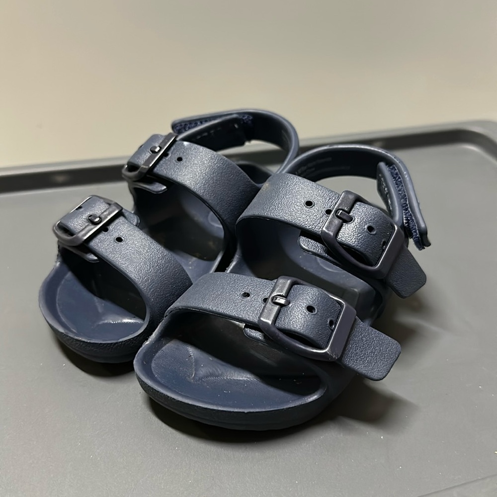 Cat and jack navy sandals toddler